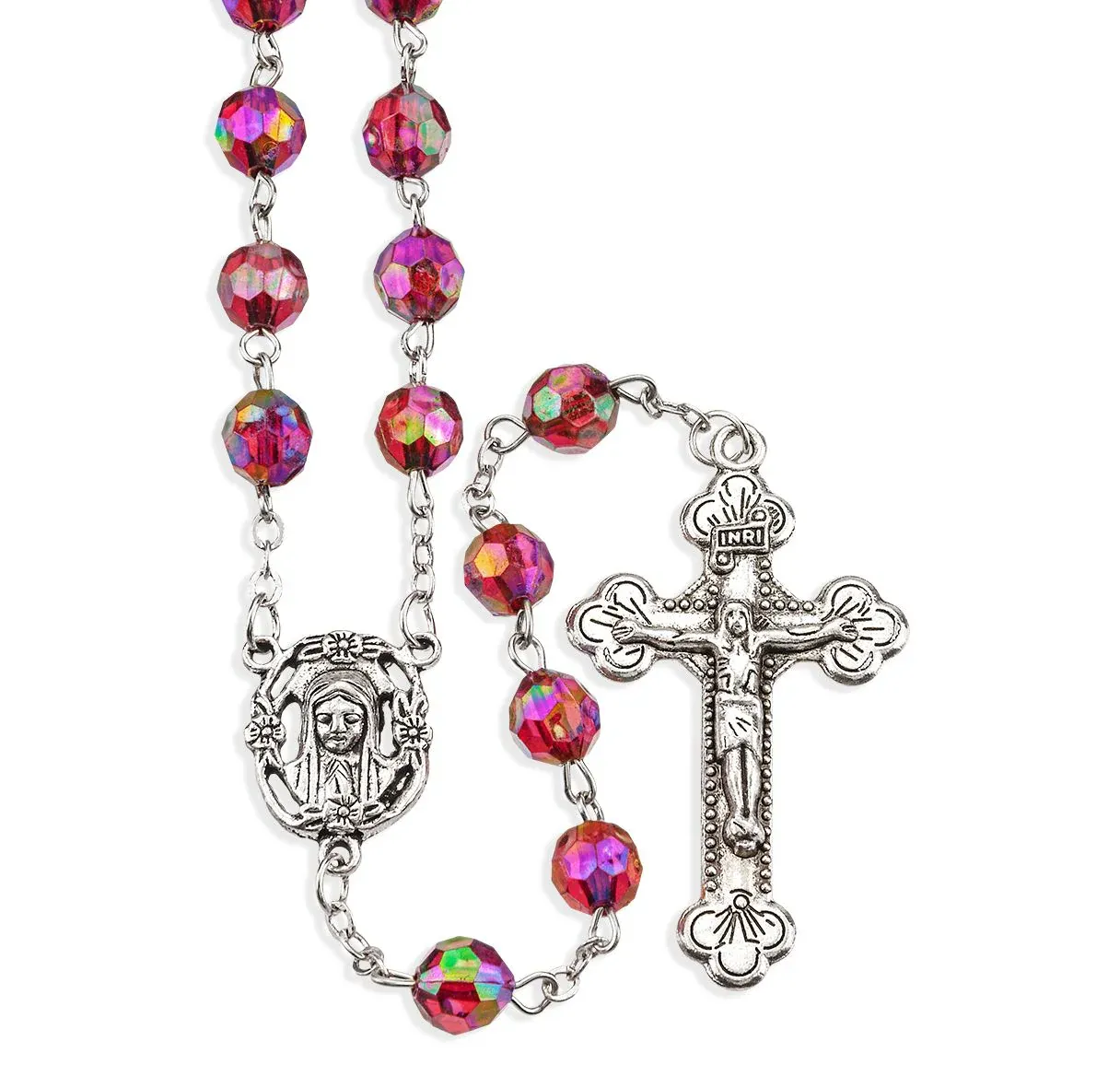 January Garnet Birthstone Rosary