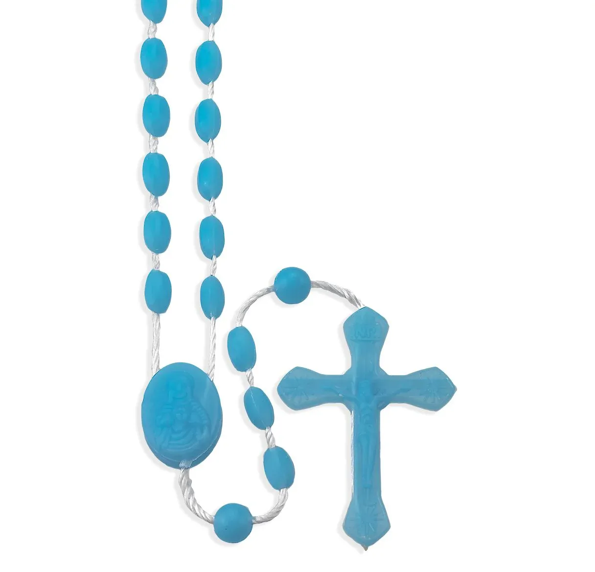 Blue Cord Rosary