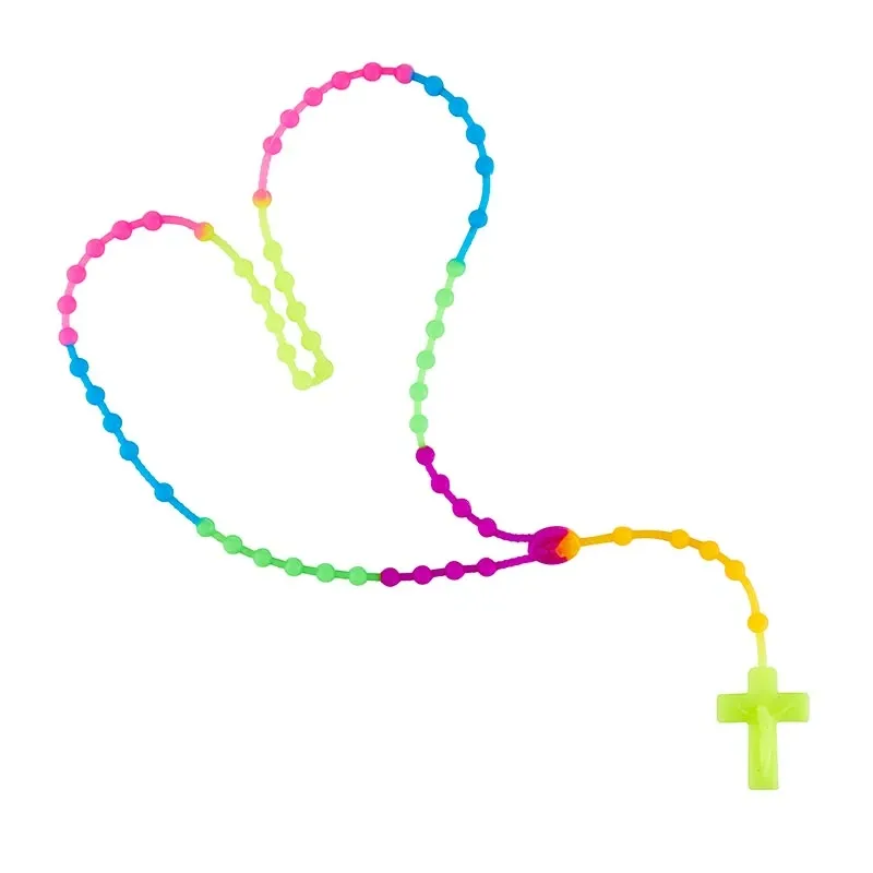 Multicolor Rubber Rosary
