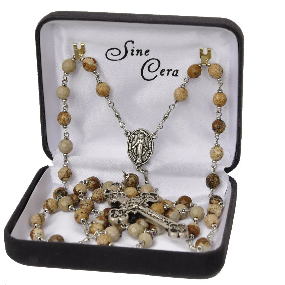 Real Picture Jasper Rosary 6mm