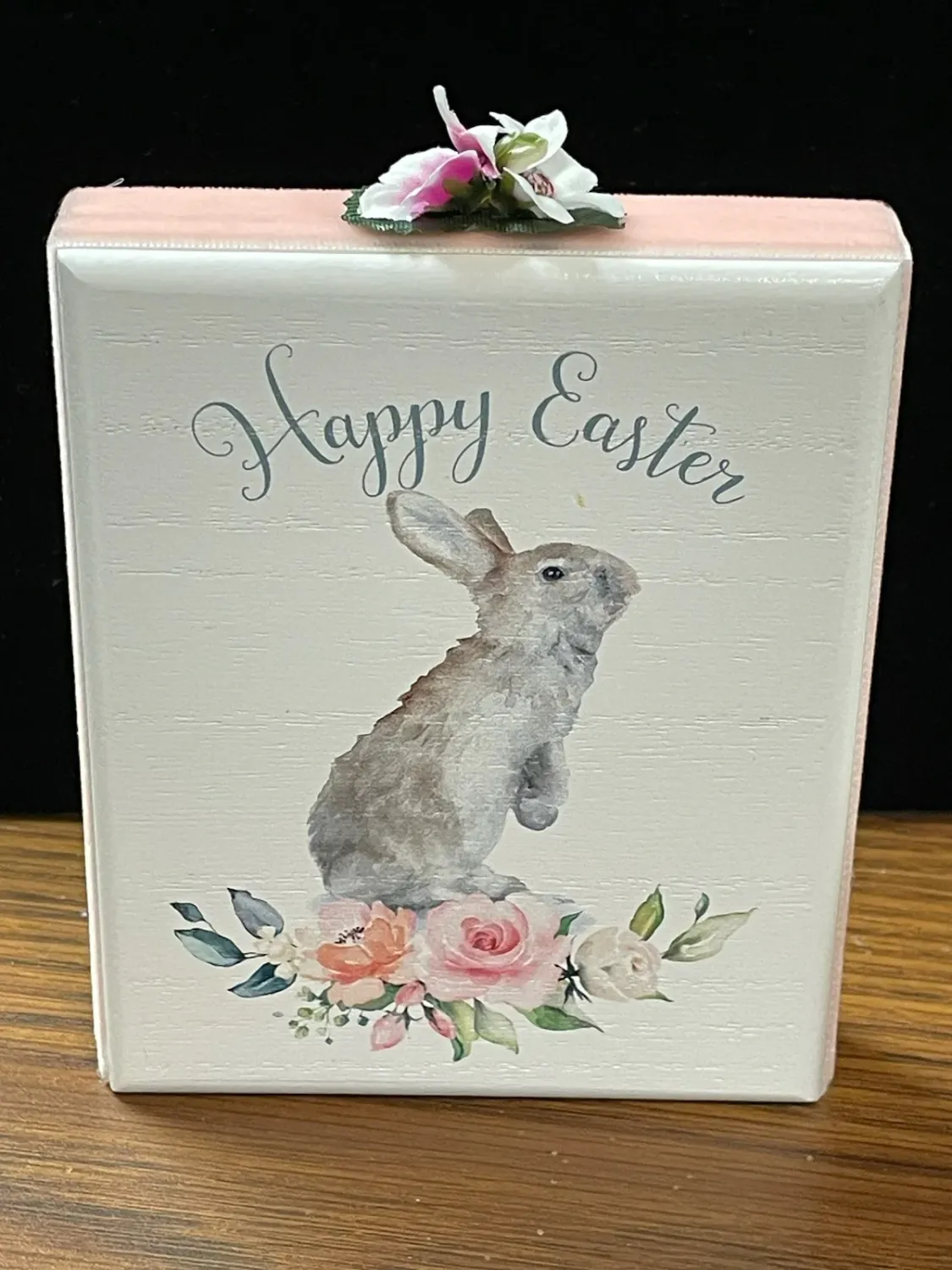 Easter Message Block Happy