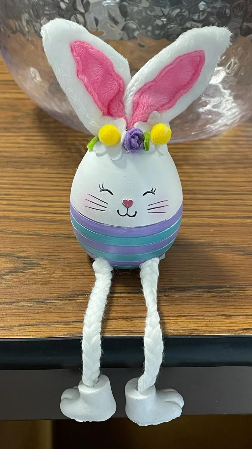 Egg Shelfsitter Purple Stripes