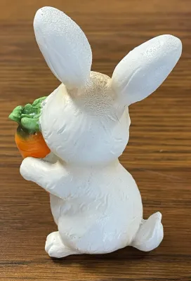 Springtime Happy Bunny Statue1