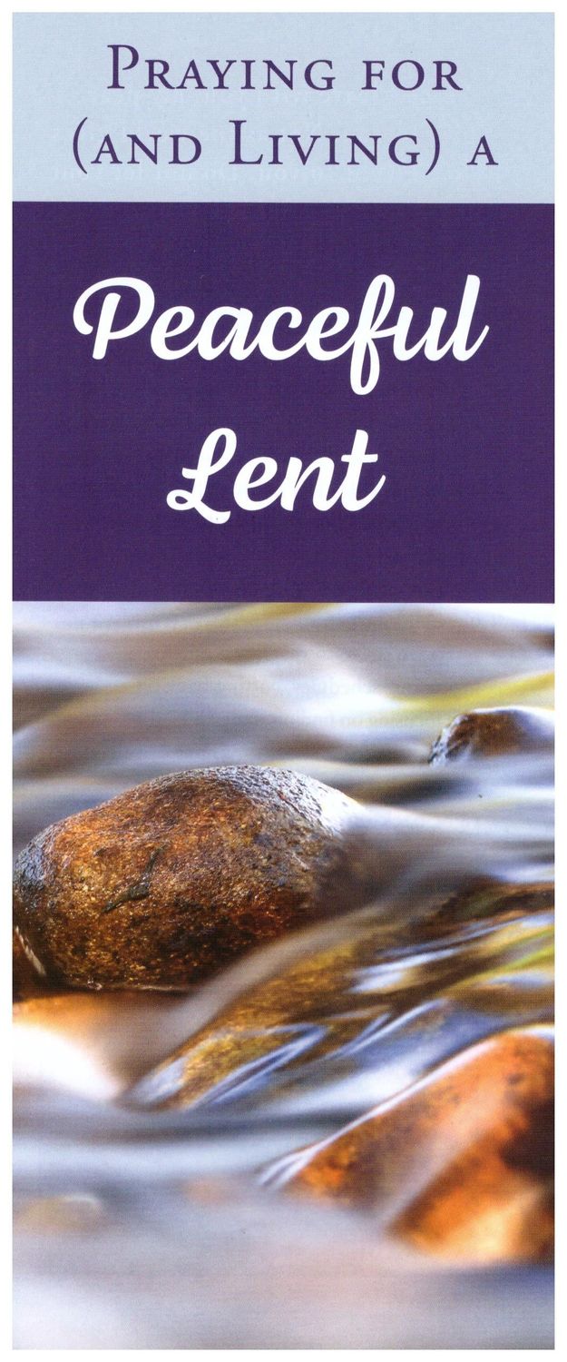 Peaceful Lent Pamphlet
