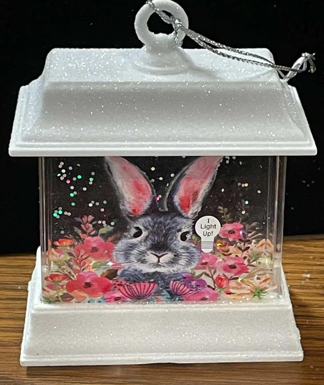 Led Light Up Bunny Lantern