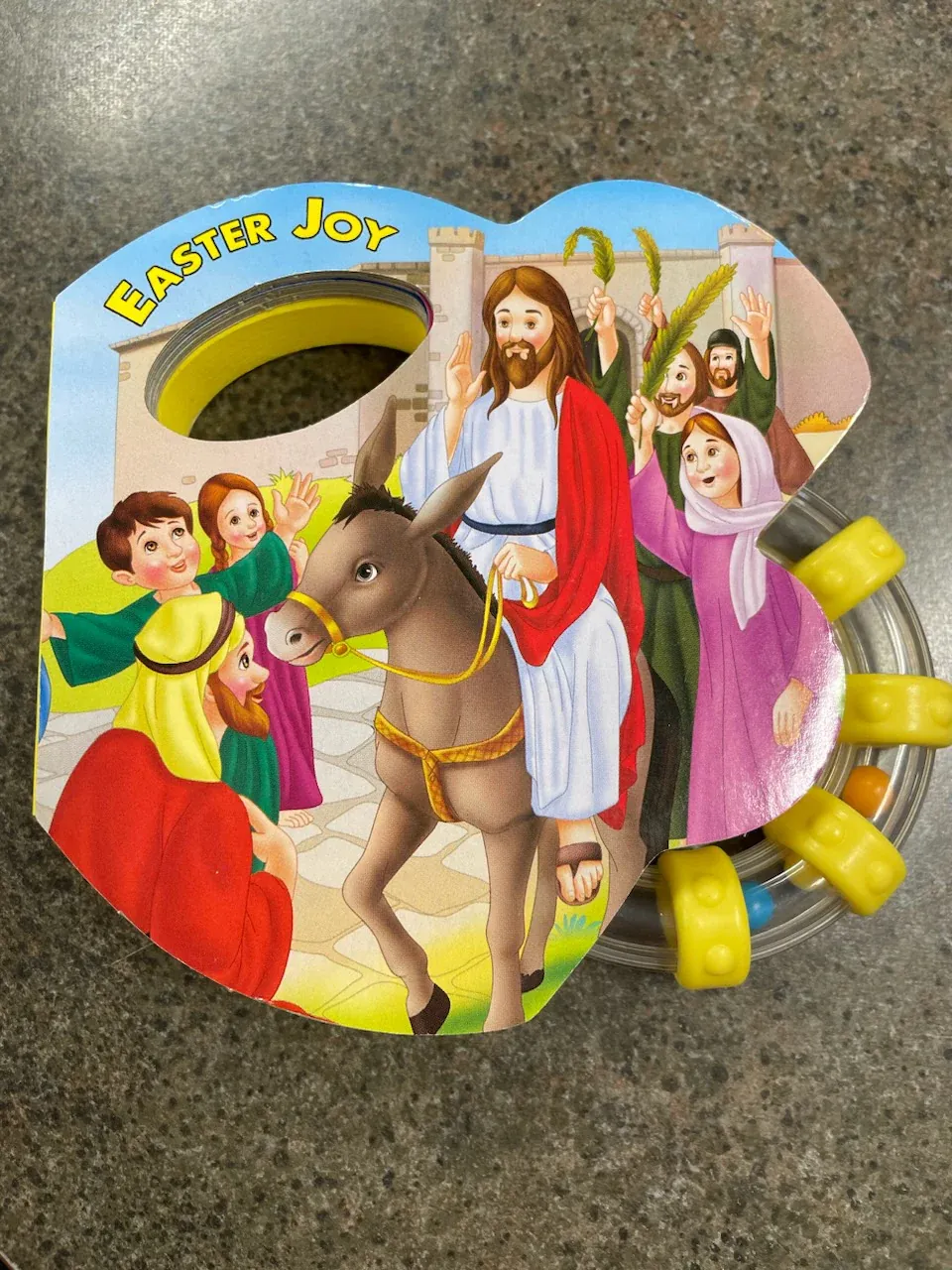 Easter Joy Rattle Book