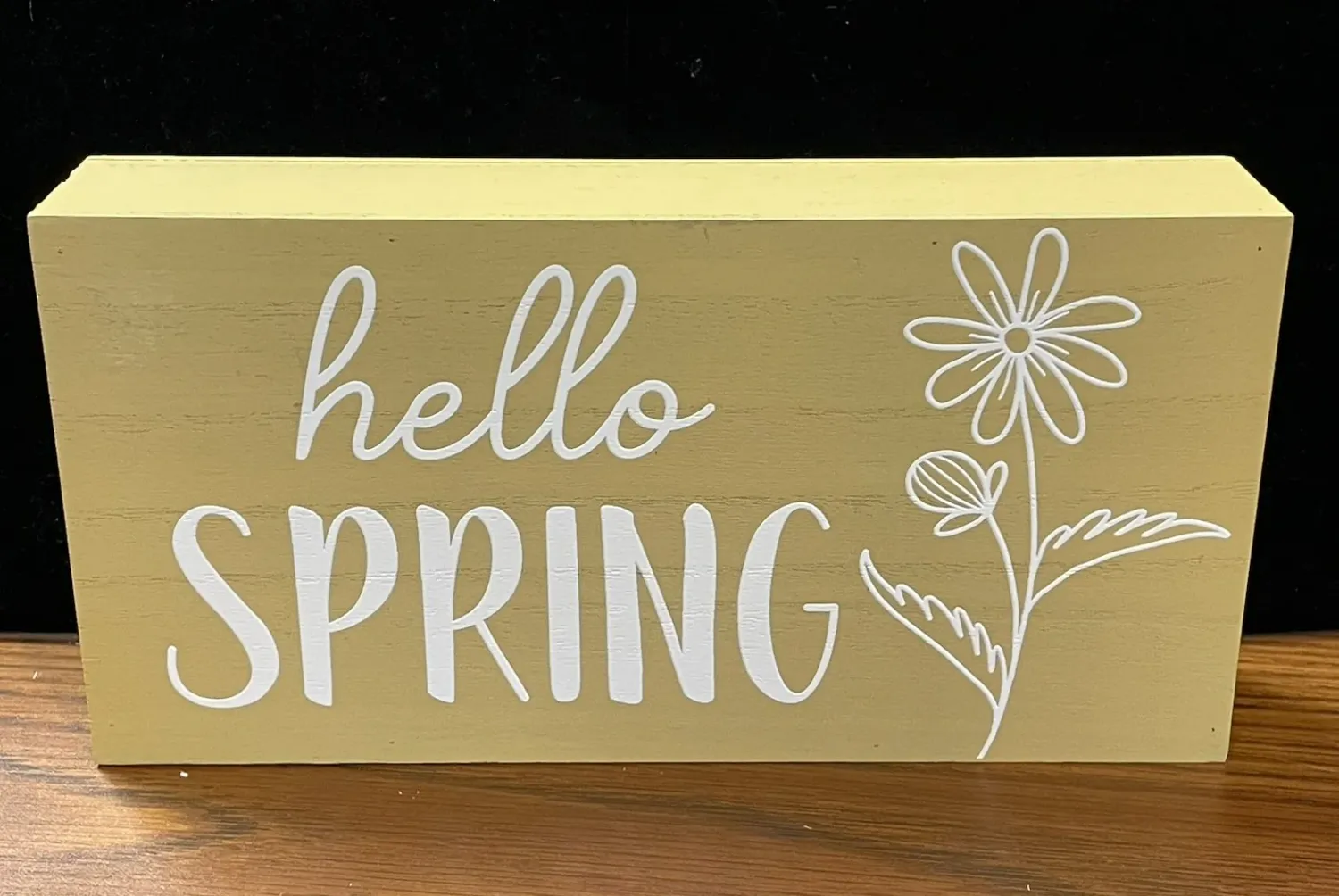 Large Easter Block Yellow