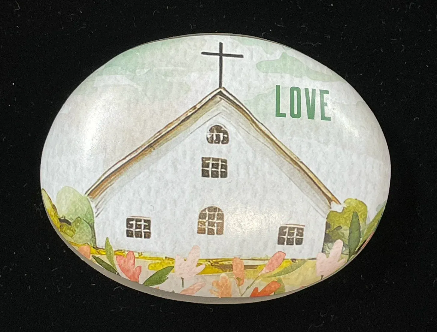 Easter Message Stone Love