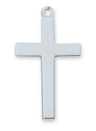 SS Block Cross 20" Chain