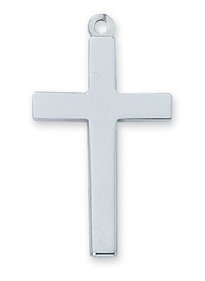 SS Block Cross 20" Chain