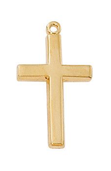 Gs Plain Cross 16/18"Chain