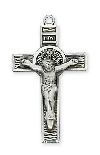 SS St Benedict Crucifix 18" 2