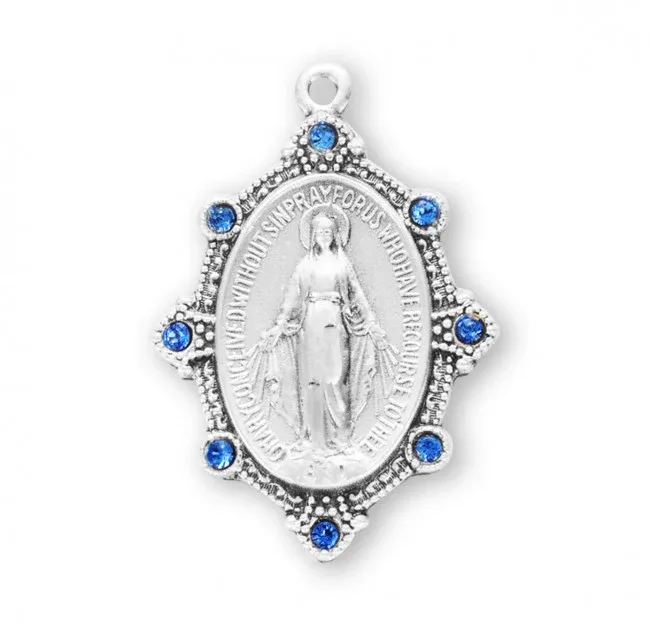 SS Oval Miraculous Sapphire 18