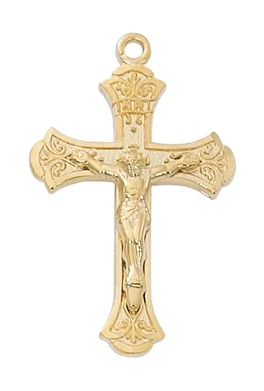 Gs Ornate Ends Crucifix 18"Ch