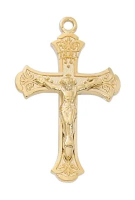 Gs Ornate Ends Crucifix 18"Ch