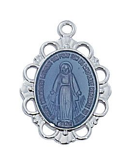 SS Pierced Bl Enam Miraculous