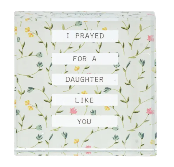 Block Talk Prayed for Daughter