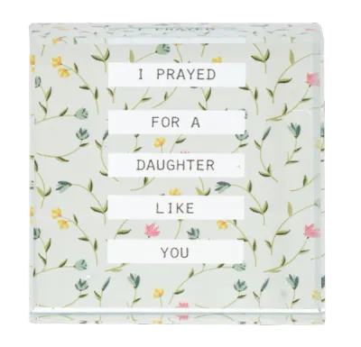 Block Talk Prayed for Daughter