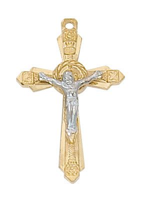 G/SS 2-Tone Crucifix/18"Gp