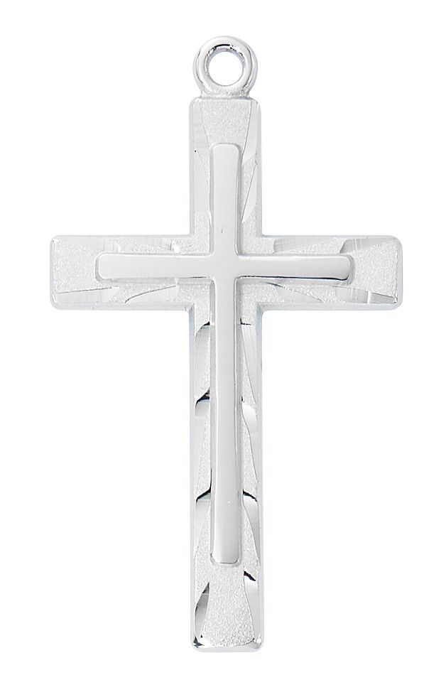 SS Cross Etched Rays 24"