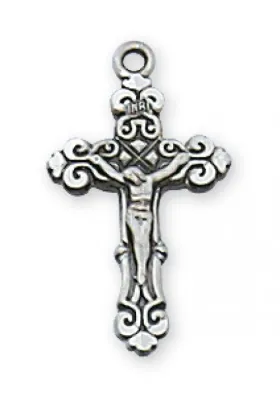 SS Crucifix 16-18" Chain/Boxed
