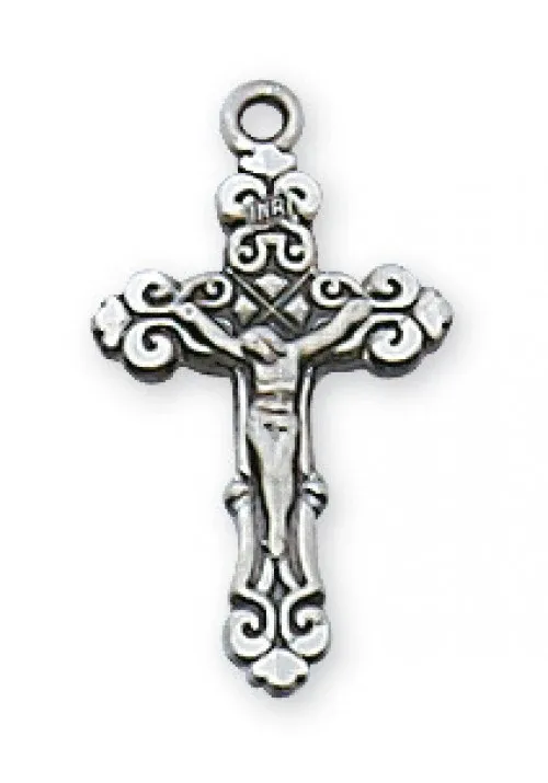 SS Crucifix 16-18" Chain/Boxed