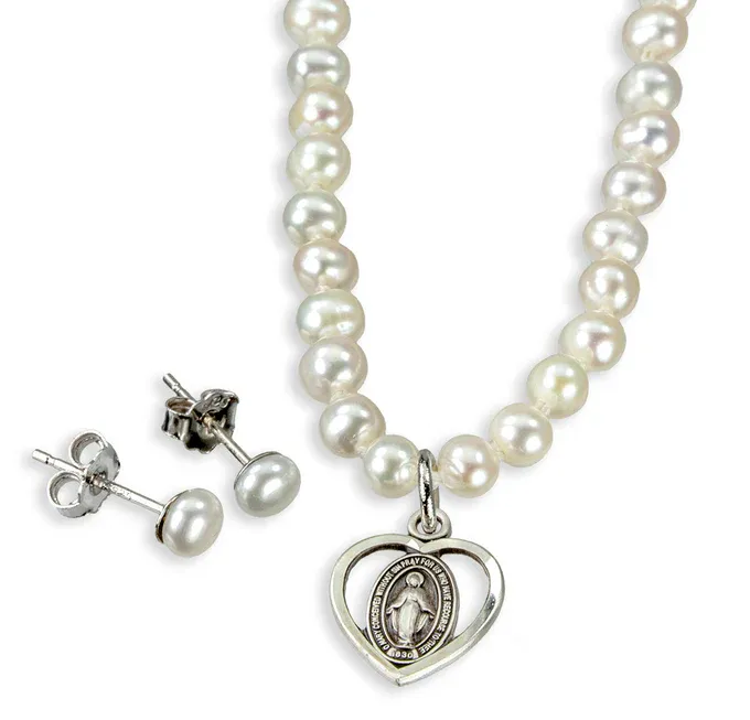 4mm Freshwater Pearl Neck/Ear