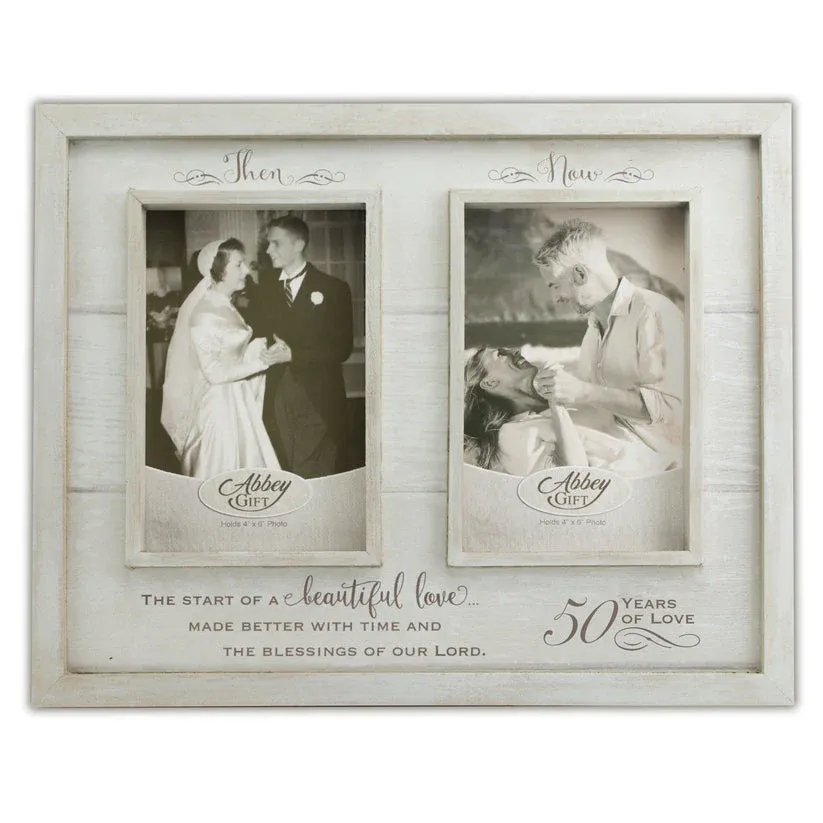 Then And Now 50Th Anniv Frame