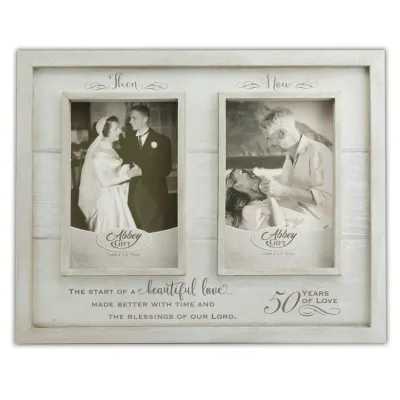 Then And Now 50Th Anniv Frame