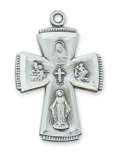 SS 4-Way Cross Center 24" Ch