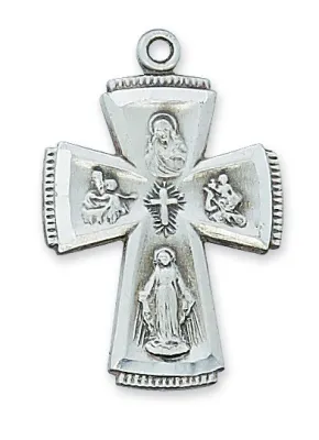 SS 4-Way Cross Center 24" Ch