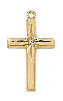 Gf Cz Center Cross 16/18"