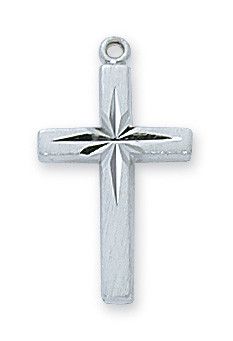 SS Cross Sm Starburst 16-18"Ch