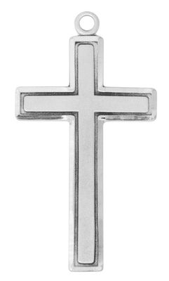 SS Cross Etch Outline 24"