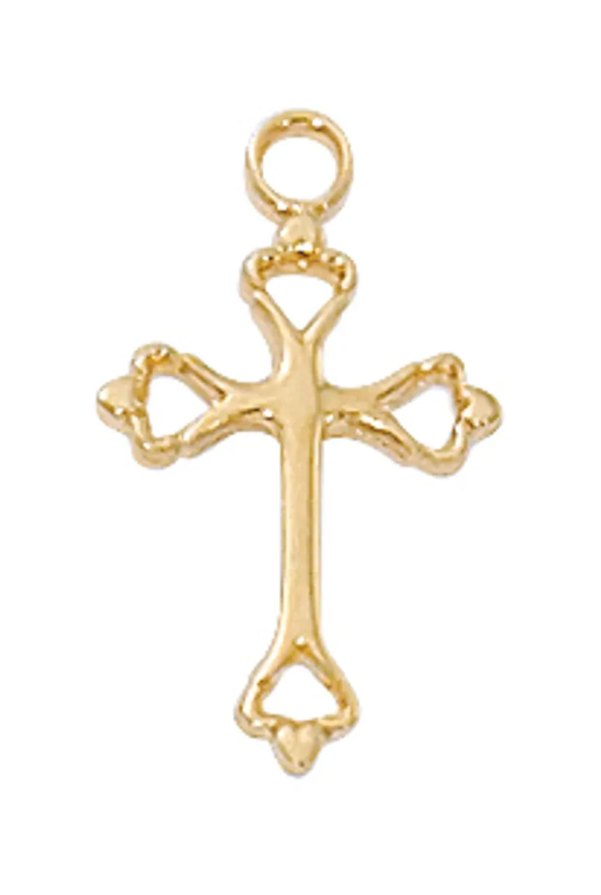 Gs Cross W Cutout Hrts 16/18"