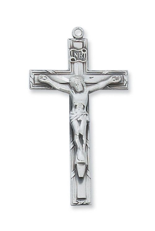 SS Crucifix 24" Ch &amp; Bx