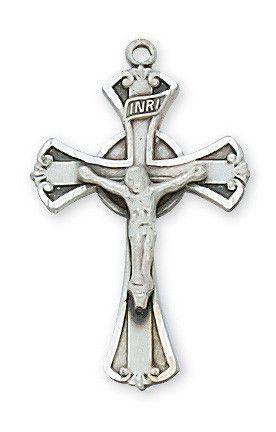 SS Crucifix 18" Chain And Box 1