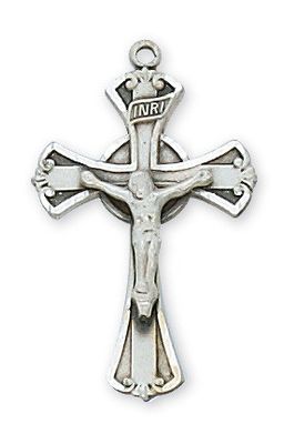 SS Crucifix 18" Chain And Box 1