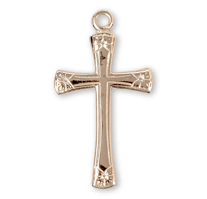 GP Flower Tipped Cross