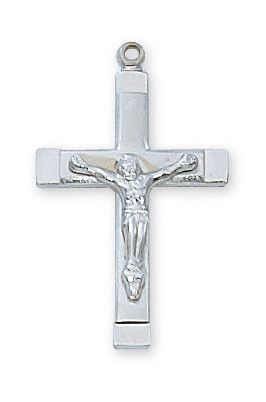 SS Crucifix 18" Ch And Box