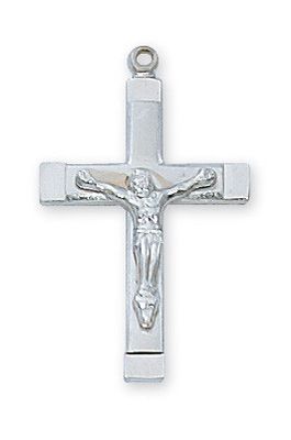 SS Crucifix 18" Ch And Box