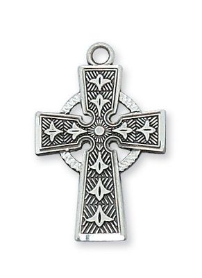 SS Celtic Cross 18" Ch &amp; Bx