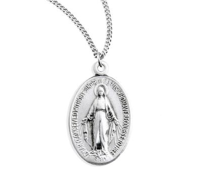 SS Small Oval Miraculous 18"