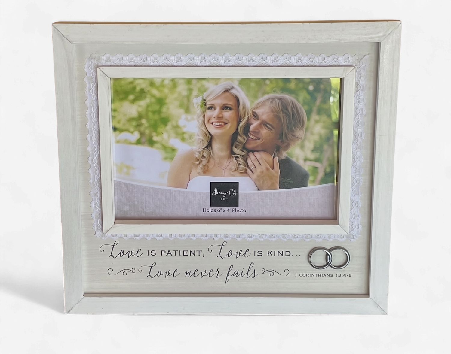 Love Is Patient Frame W Lace