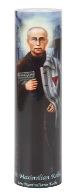 Led St Maximilian Kolbe Candle
