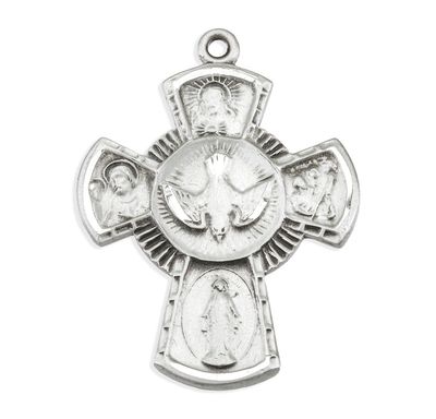 SS 4 Way Cross 24"