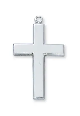 SS Cross High Polish 24" Ch/Bx
