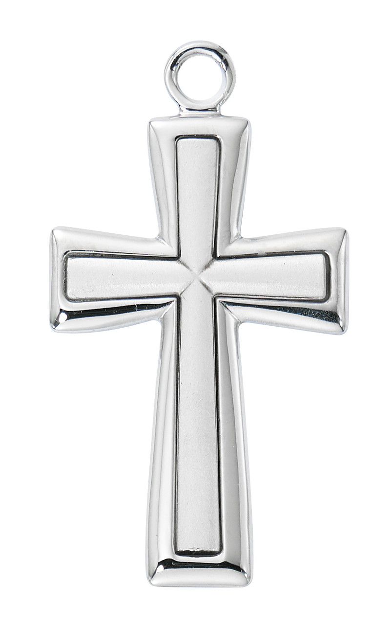 SS Flare Cross Etch Outline 24