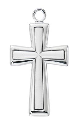 SS Flare Cross Etch Outline 24