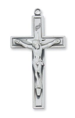 SS Crucifix 24" Chain/Boxed